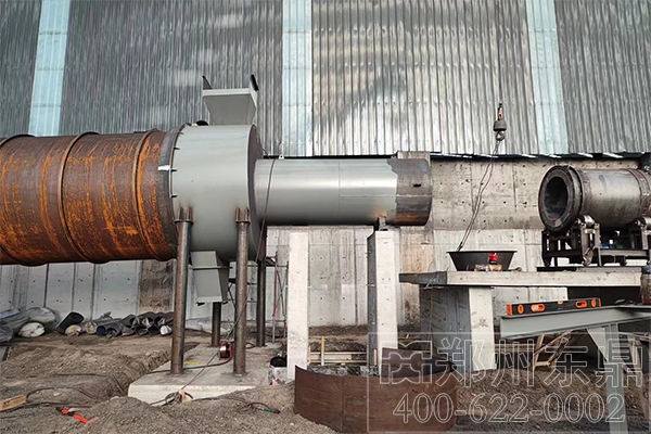 內蒙古煤泥烘干機項目安裝實拍現(xiàn)場