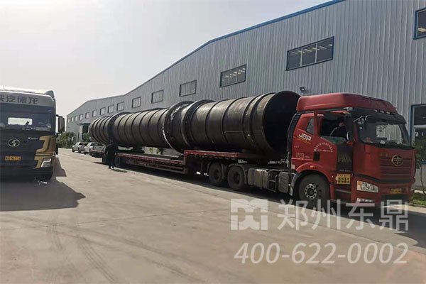 煤泥烘干機設備發(fā)貨現場