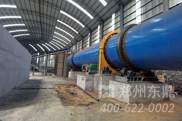 煤泥烘干機安裝現場情況